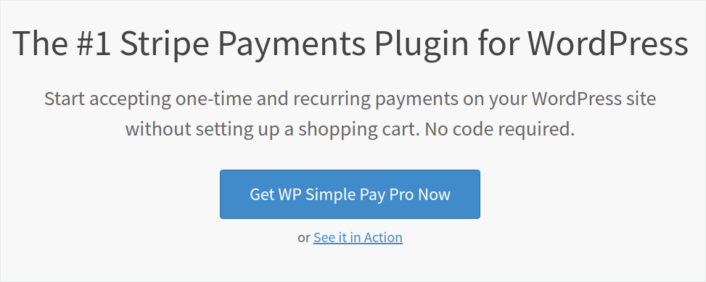 WP Simple Pay is the best checkout plugin for WooCommerce