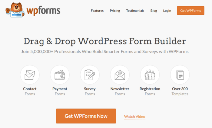 WPForms is the best WordPress contact form plugin