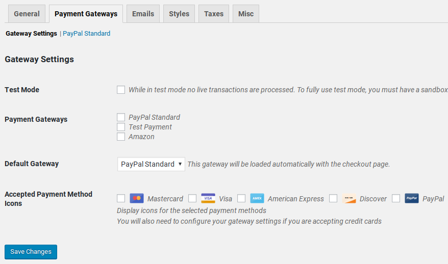 EDD Payment Gateway