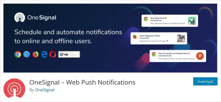 OneSignal as an alternative to Webpushr push notifications