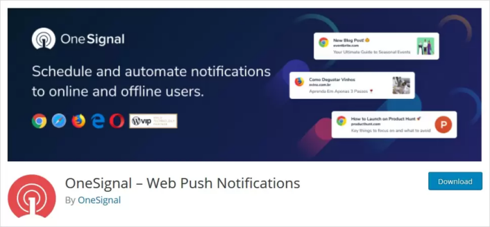 OneSignal as an alternative to PushOwl web push notification