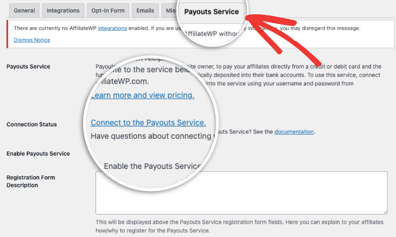 AffiliateWP Payouts Service