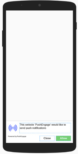 Safari Style Optin Bottom Placement