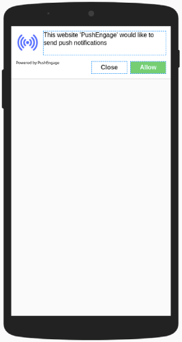 Safari Style Optin Top Placement