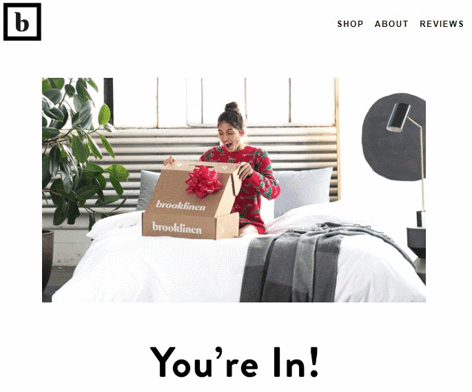 Brooklinen-Welcome-Email