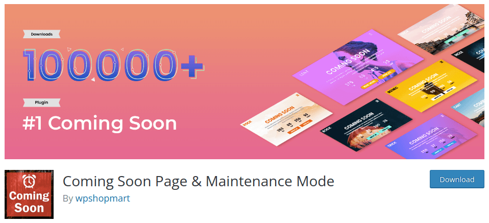 Coming Soon Page & Maintenance Mode