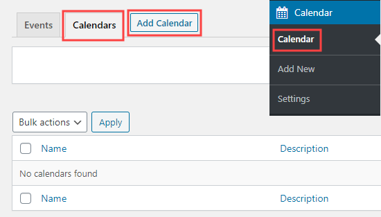 Add Calendar in Sugar Calendar