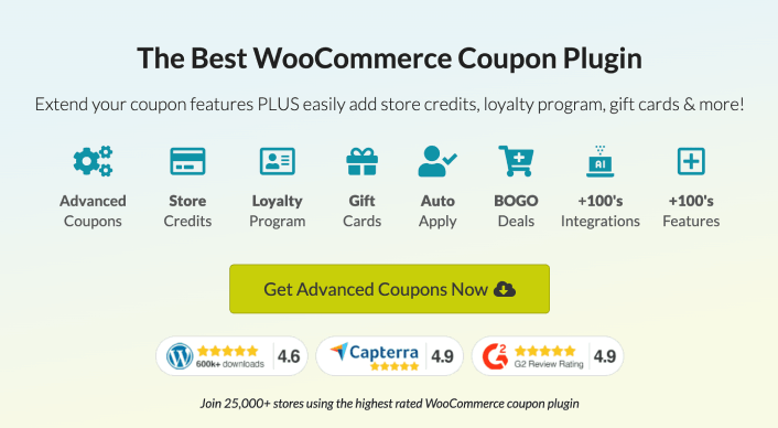 Advanced Coupon WooCommerce Coupon Plugin