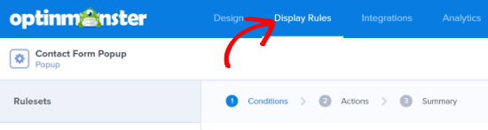 OptinMonster Display Rules