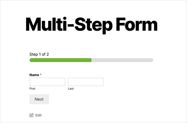multi-step form example