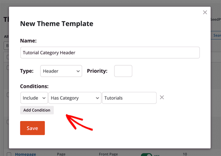 Display Settings for headers in SeedProd