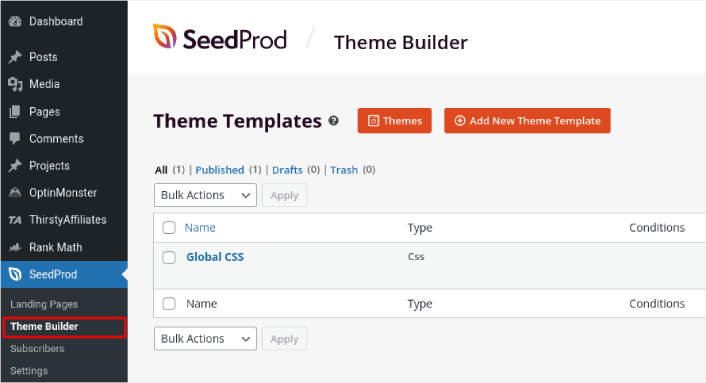 SeedProd Theme Builder
