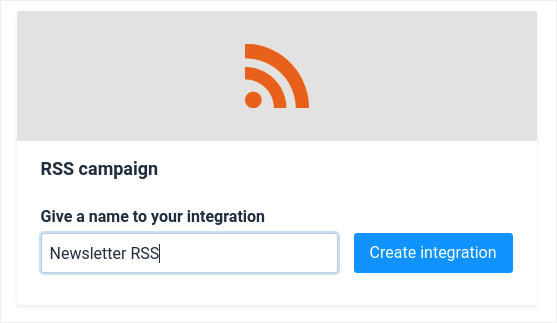 Sendinblue New RSS Campaign