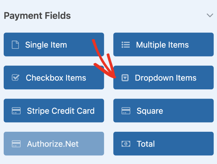 Add a Dropdown Field in WPForms