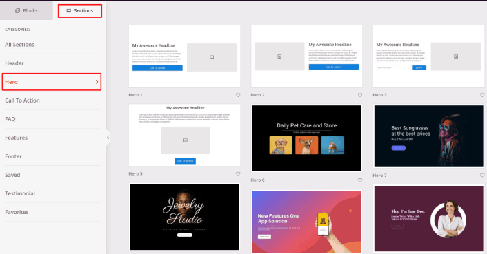 Create a Hero Section for Your Landing Page