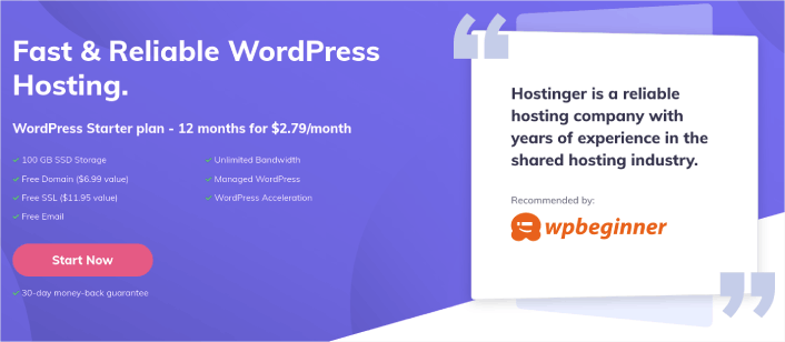 Hostinger Best WordPress Hosting Services