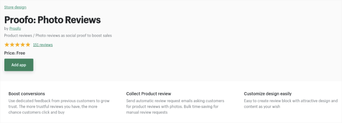 Proofo Photo Reviews Shopify App