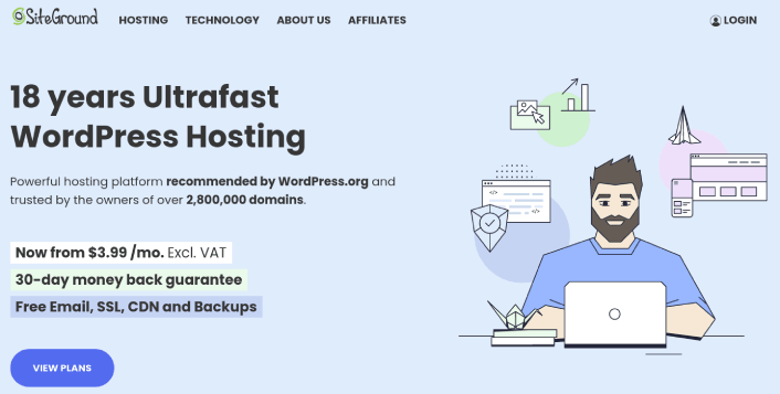 SiteGround Best WordPress Hosting Services