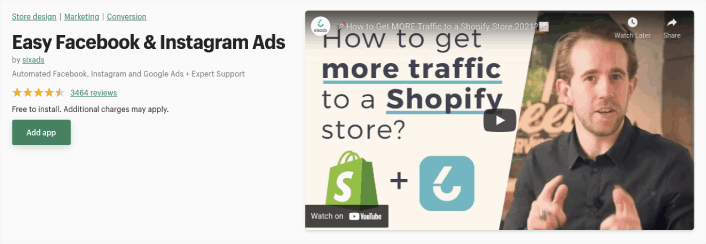 Easy Facebook and Instagram Ads Shopify retargeting apps