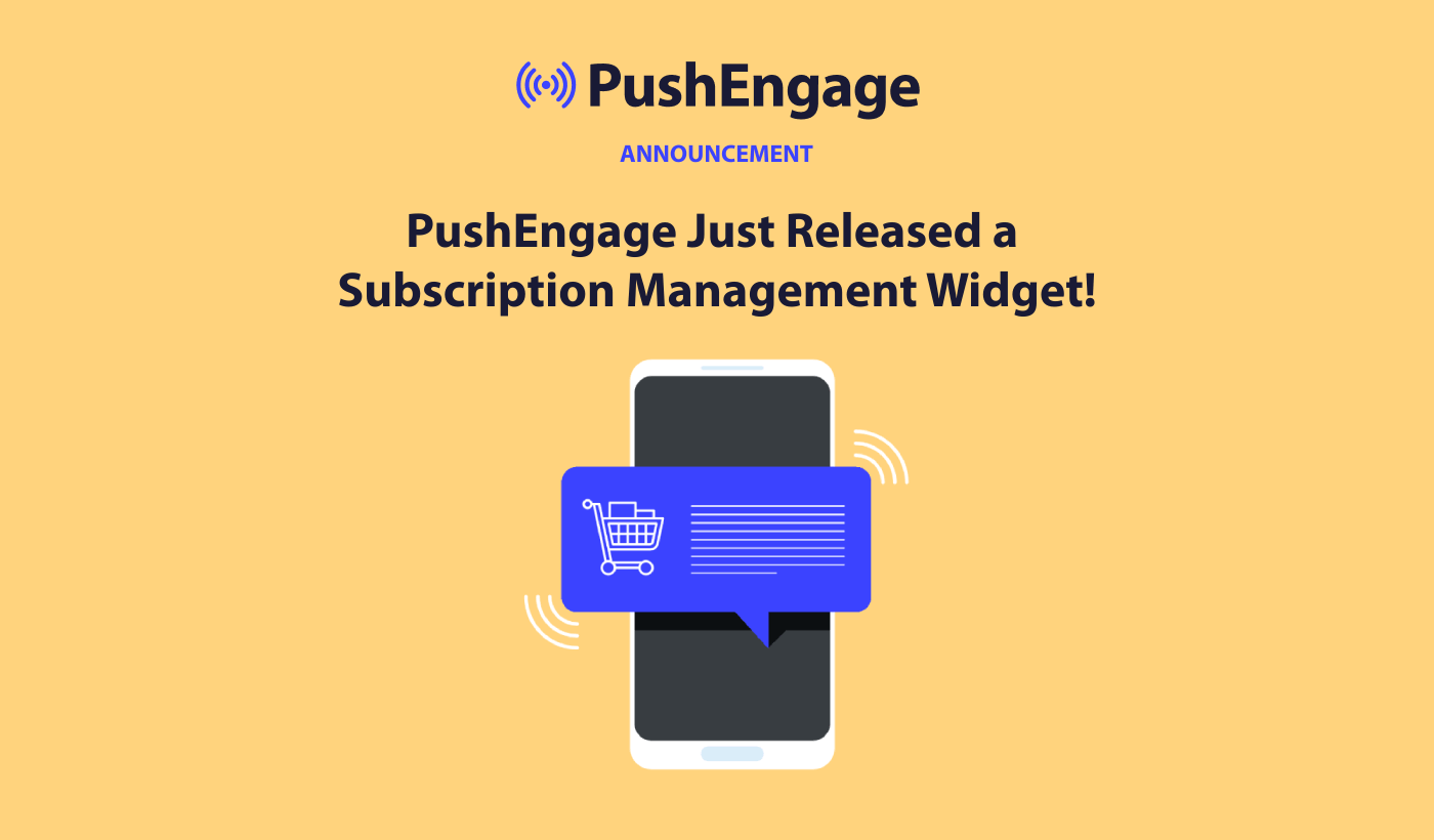 Announcement Subscription Management Widget