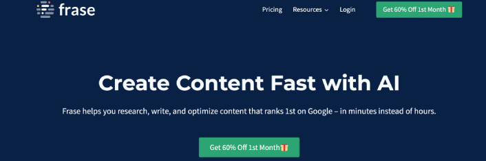 Frase Content Optimization Tools