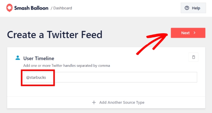 Add User Timeline Twitter Feed Pro