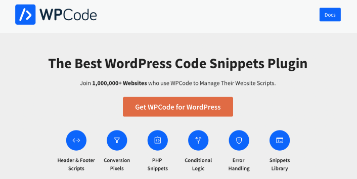 WPCode WordPress Code Snippet Plugin