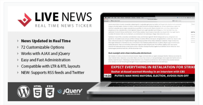 Live News WordPress News Plugin