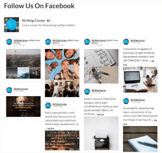 Facebook Feed for WordPress