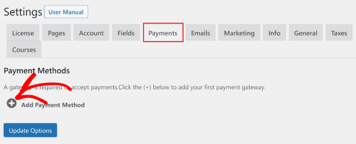 MemberPress Payment Methods