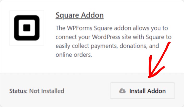 Square Addon for WPForms