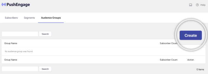 Audience Groups in PushEngage WordPress plugin