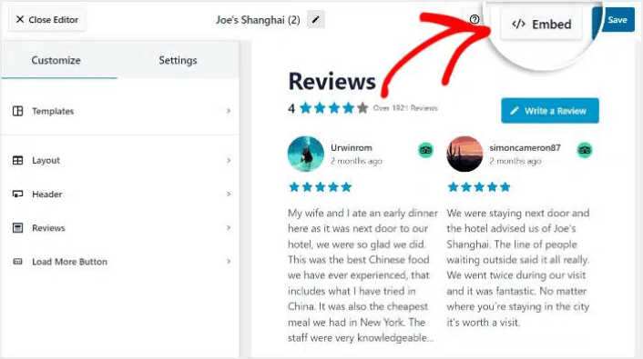 Embed Tripadvisor Widget in WordPress