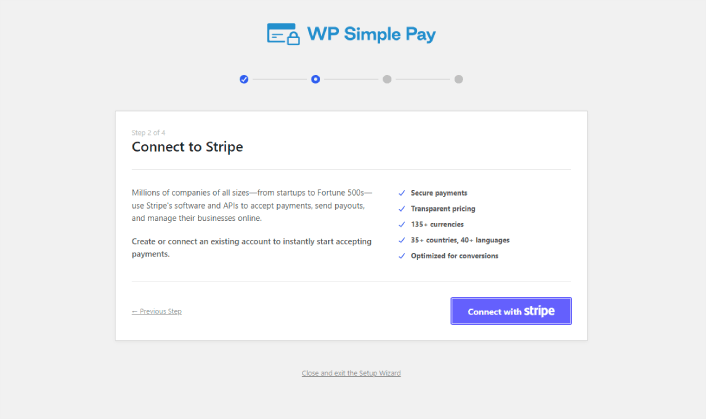 Connect WordPress with Stripe