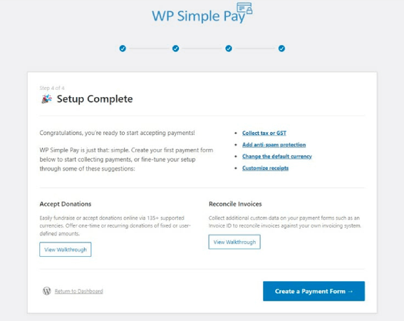 Create a Payment Form