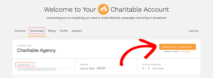 Download Charitable Plugin