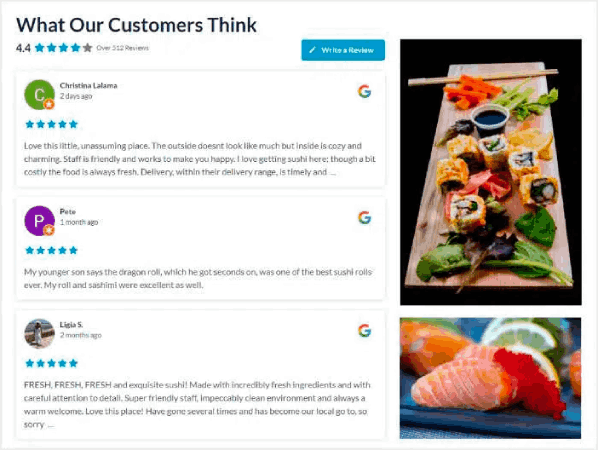 Embed Google Business Reviews on Website