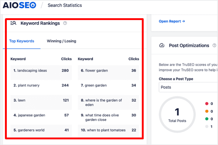 how to track seo keywords rank overview