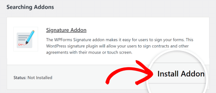 Signature Addon for WPForms