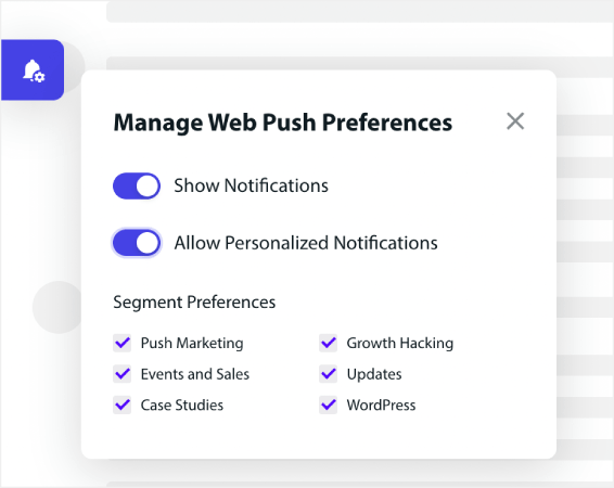 Subscription Management Widget