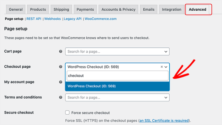 Add WordPress Checkout Page