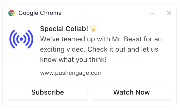 Collab Video YouTube Push Notifications