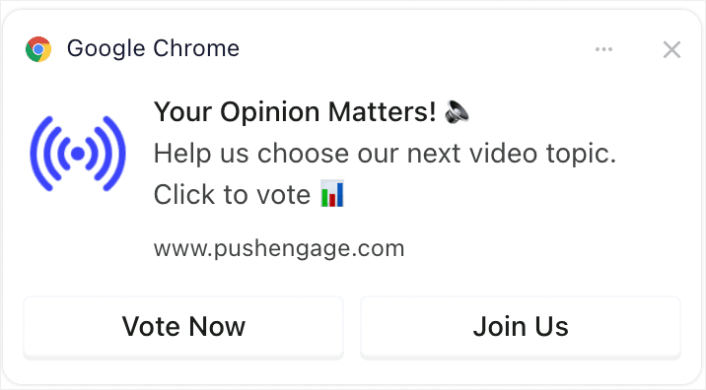 Poll YouTube Push Notification