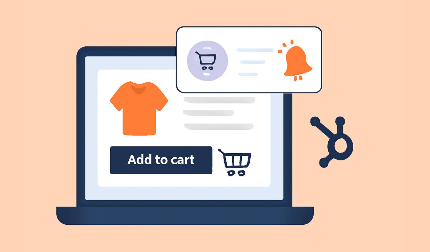 Abandoned Cart Recovery Push Notifications via HubSpot Automation