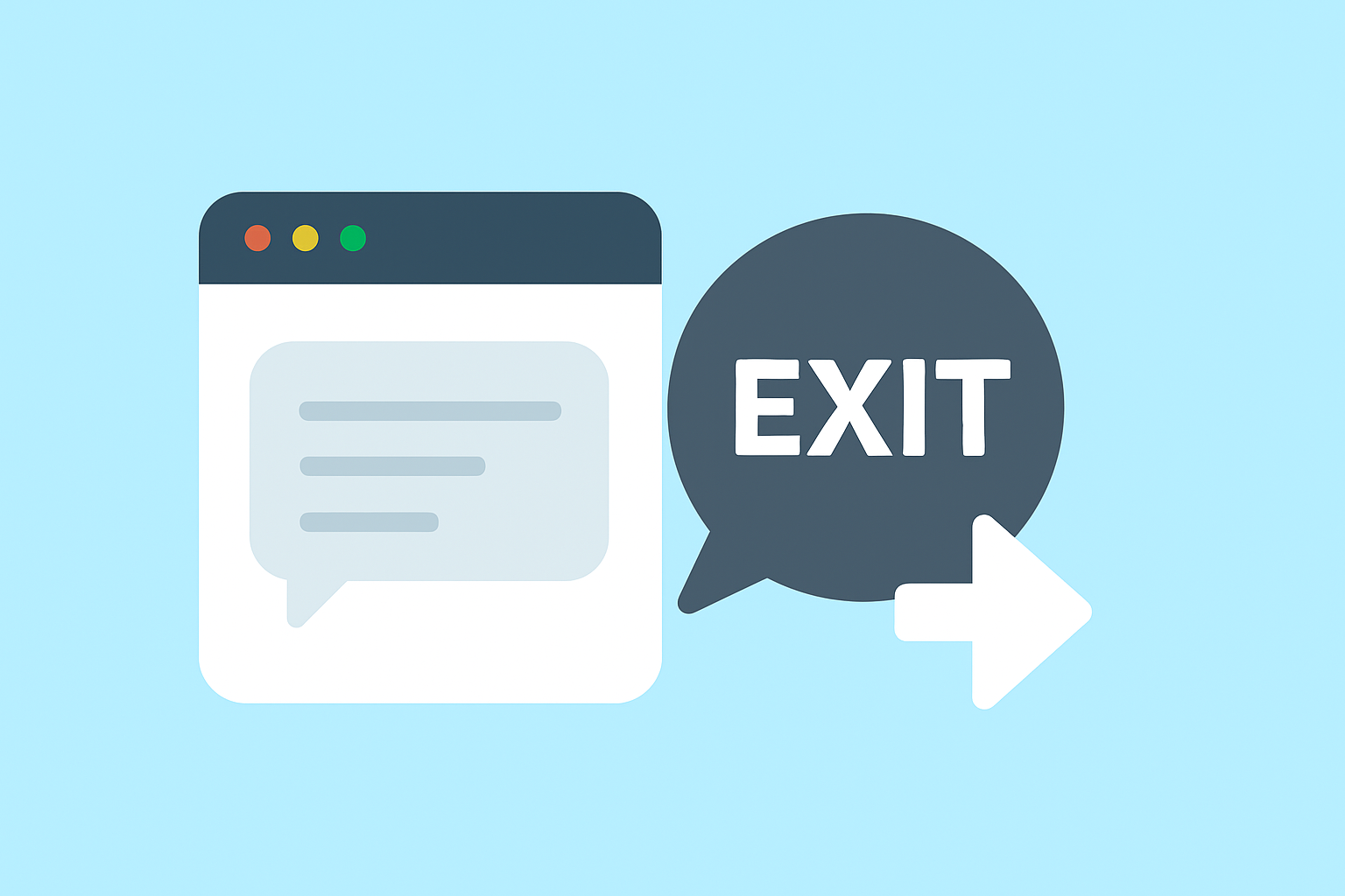 How to Show Chat Based on Exit Intent
