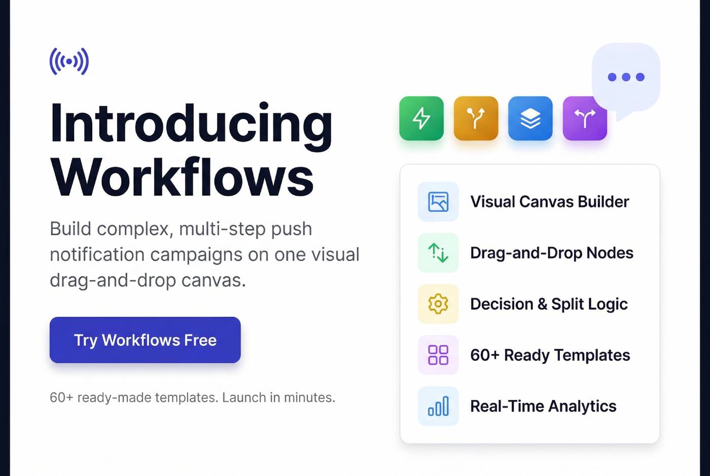 [Announcement] PushEngage Workflows: Visual Automation Builder!