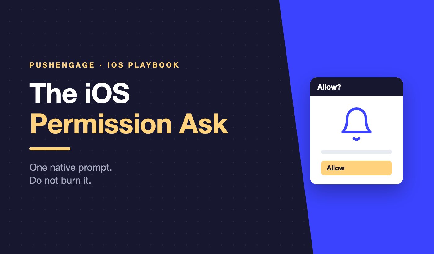 How to ask for push permission on iOS