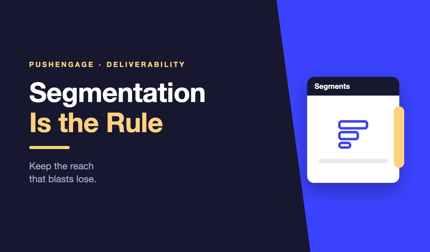 Push notification segmentation is now a deliverability requirement