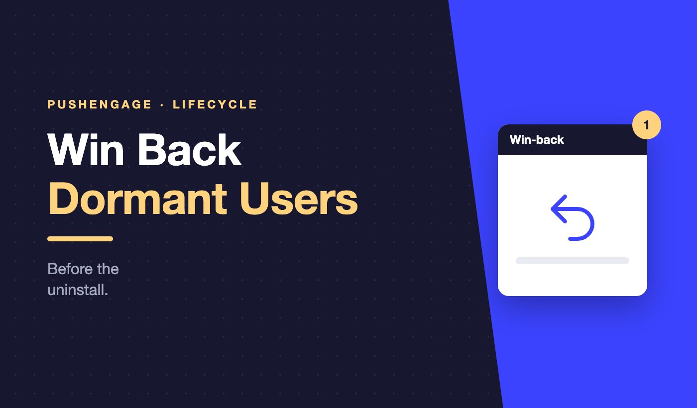 Win-back campaigns for dormant app users