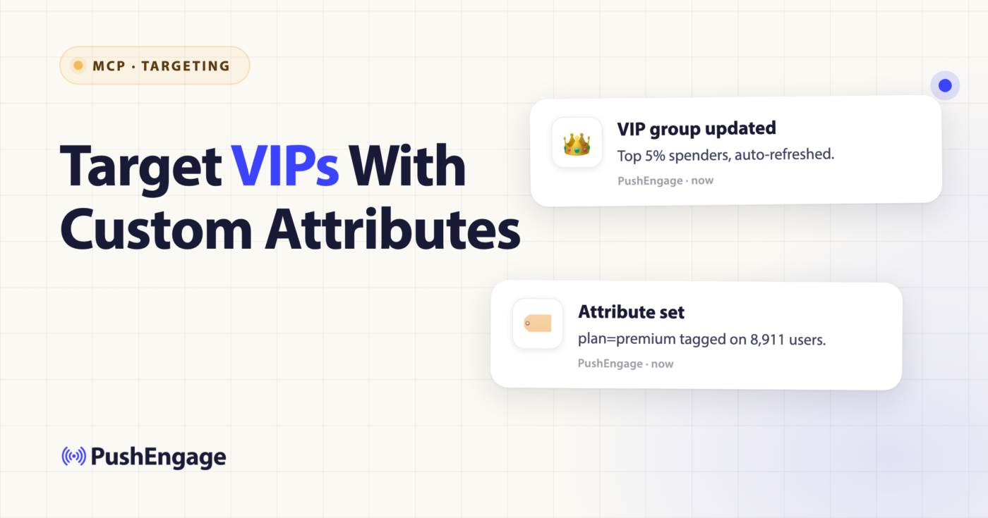 Rikta VIP-prenumeranter med anpassade attribut och målgruppsgrupper via AI